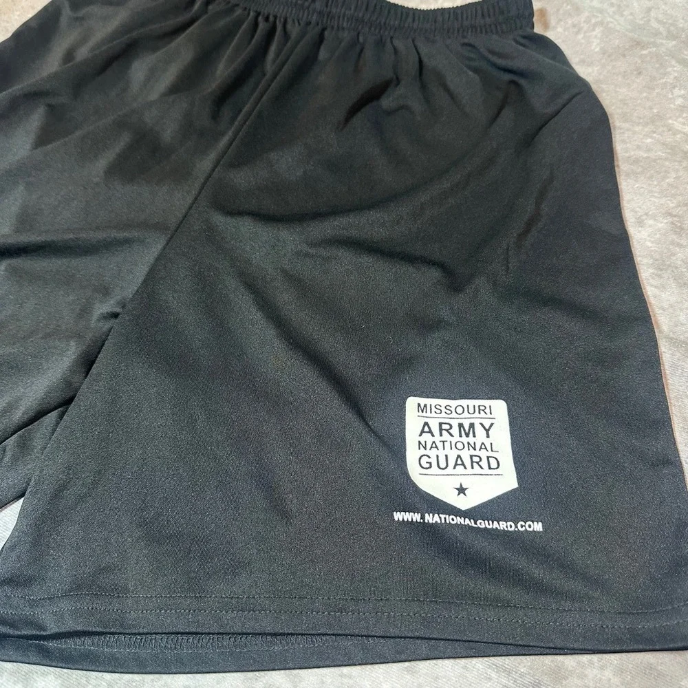 Missouri Army National Guard Augusta Athletic Shorts Mens Medium Black Polyester